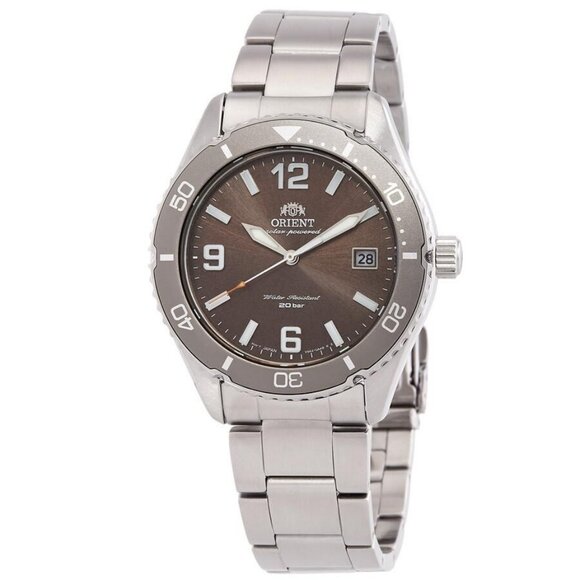 NWT Authentic Orient Sport Solar Brown Dial Men's Watch - Picture 1 of 3